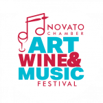 FAWM Festival Novato CHamber Alamedia Novato Art wINE music logo beer moylans