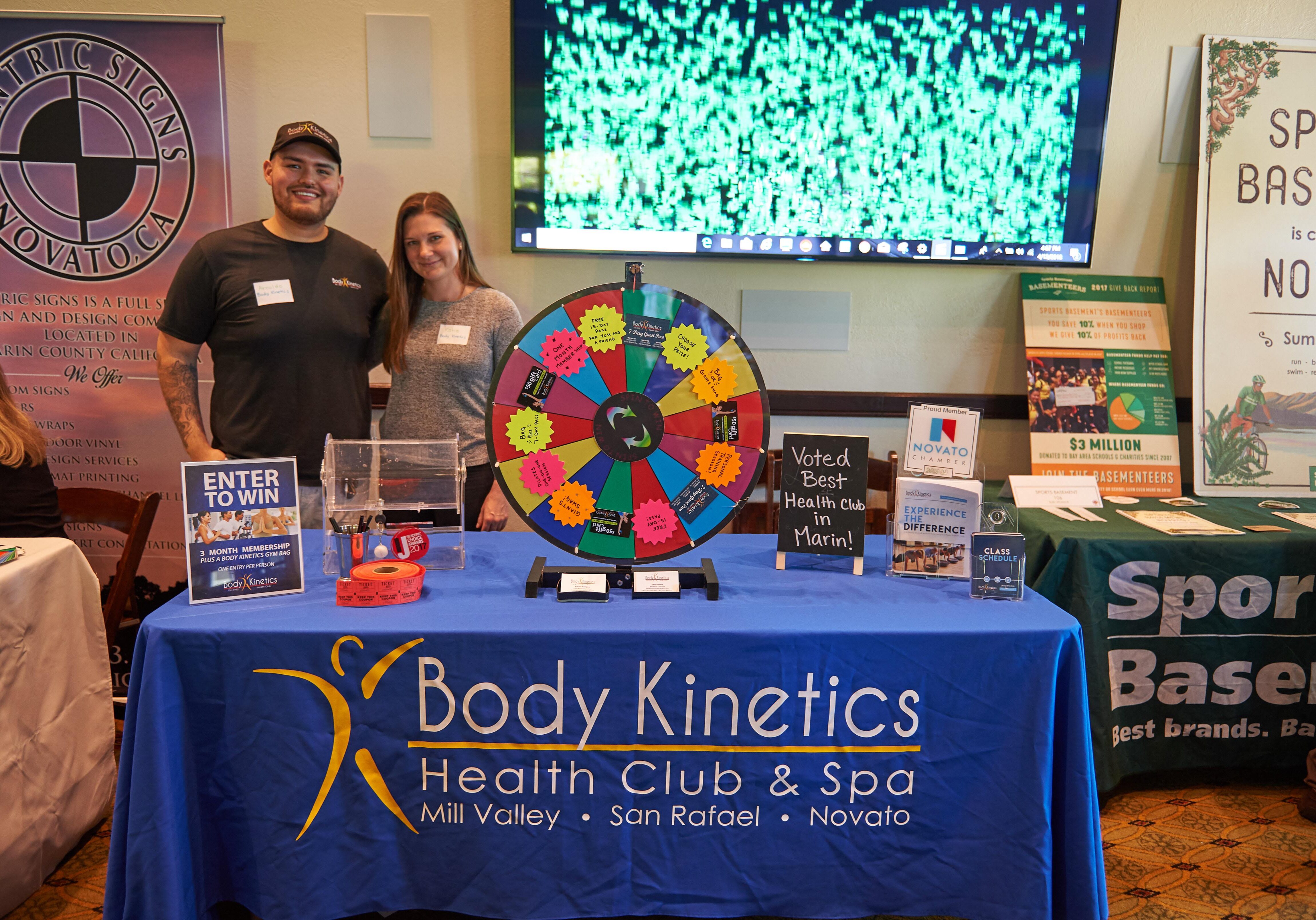 Body Kinetics North Bay BUsiness Expo Tradesho Showcase San Rafael Novato Chamber