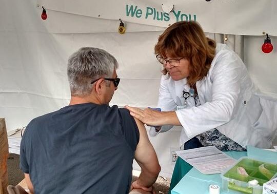 Flu sutter novato chamber free vaccine healthy salud