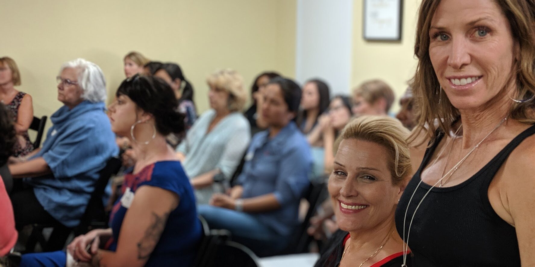 Lisa Marie Taylor and Roxanne Albin at Women in Business